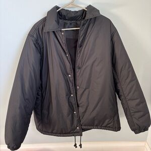 Oak + Fort Women's Black Puffer Jacket